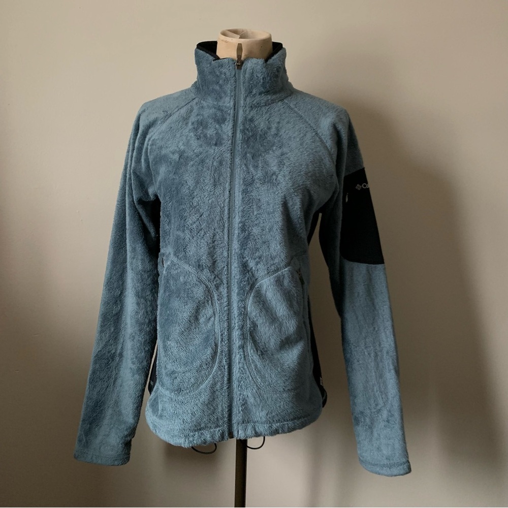 Columbia Fleece Jacket w/ Contrasting Black Accents